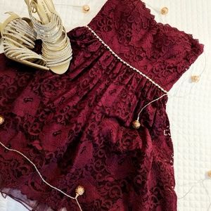 Strapless homecoming dress